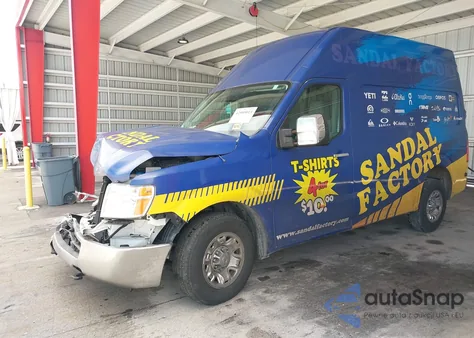 2019 Nissan Nv Cargo Nv3500 Hd Sl V8 из США, поврежденный, VIN 1N6AF0LYXKN803311